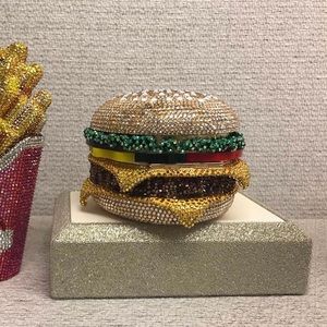 Judith Leiber Hamburger Clutch